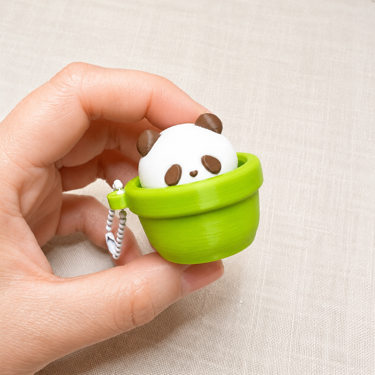 Clicker Panda Macetero