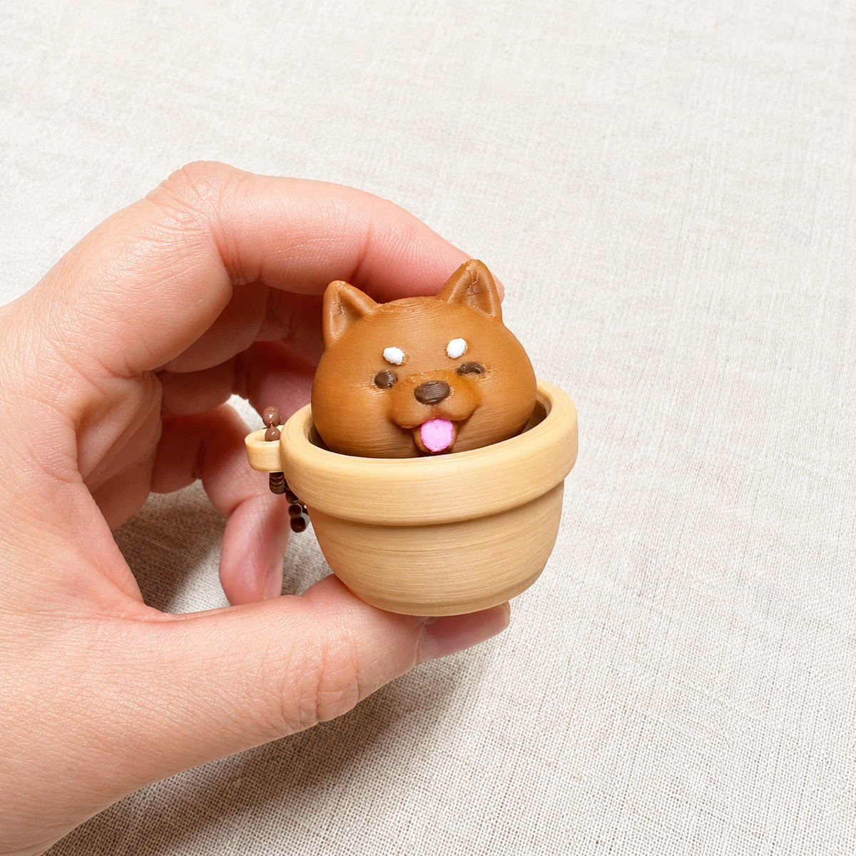 Clicker Shiba Macetero