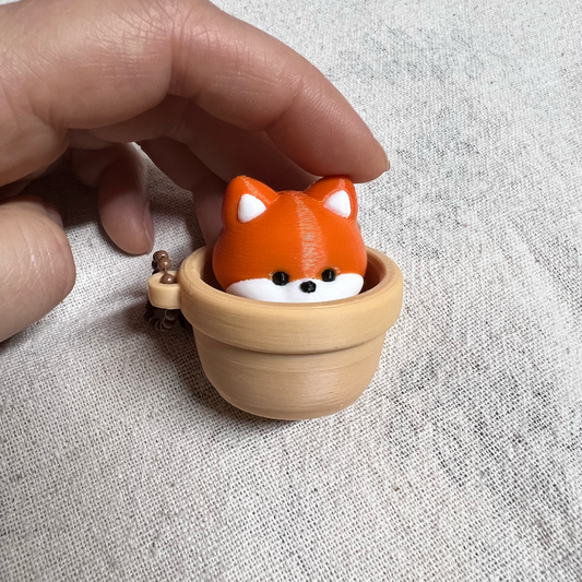 Clicker Zorrito Macetero